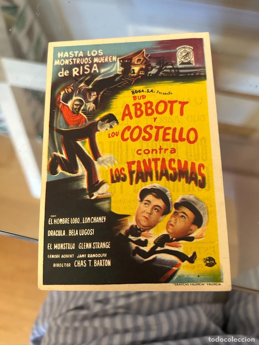 Cine: BUD ABBOT Y LOU COSTELLO CONTRA LOS FANTASMAS CINE IDEAL ALICANTE BUEN ESTADO 143