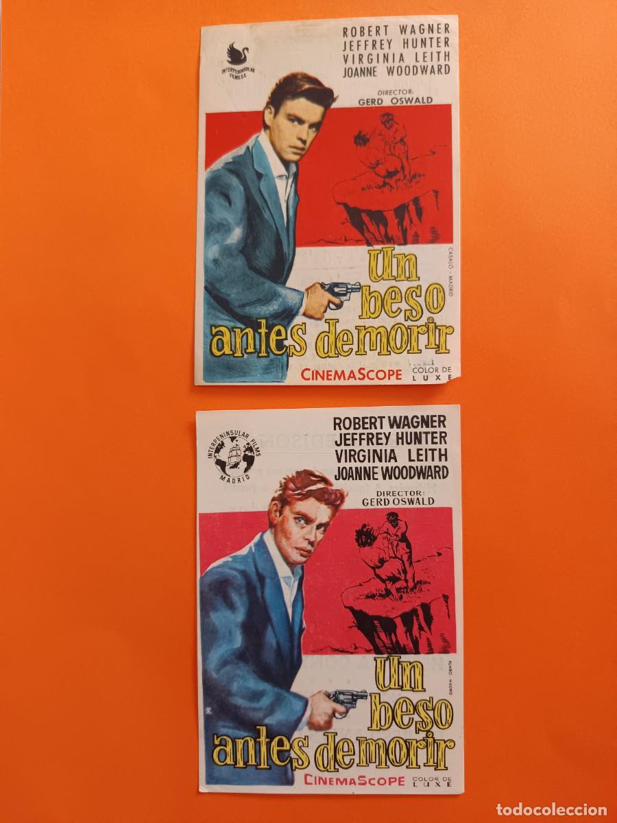 Cine: 2 PROGRAMAS DE CINE UN BESO ANTES DE MORIR ROBERT WAGNER