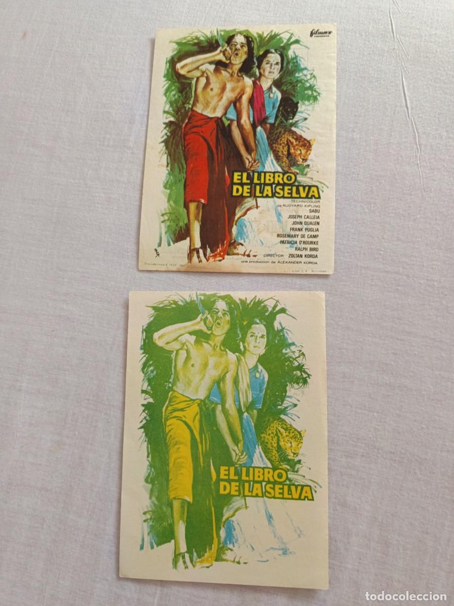 Cine: 2 PROGRAMAS DE CINE EL LIBRO DE LA SELVA SABU