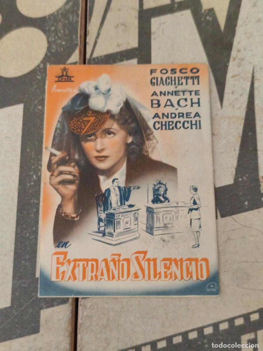 Cine: Extra&ntilde;o silencio doble con publicidad Cine Ramblas