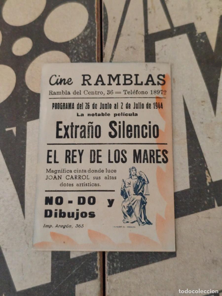 Cine: Extra&ntilde;o silencio doble con publicidad Cine Ramblas - Foto 3
