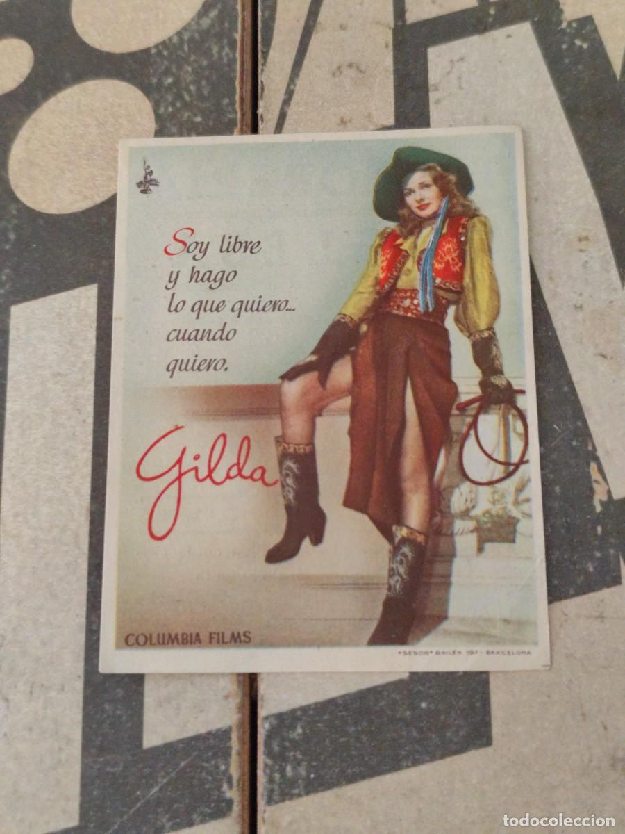 Cine: Gilda con publicidad Tintorer&iacute;a Inglesa M&aacute;laga