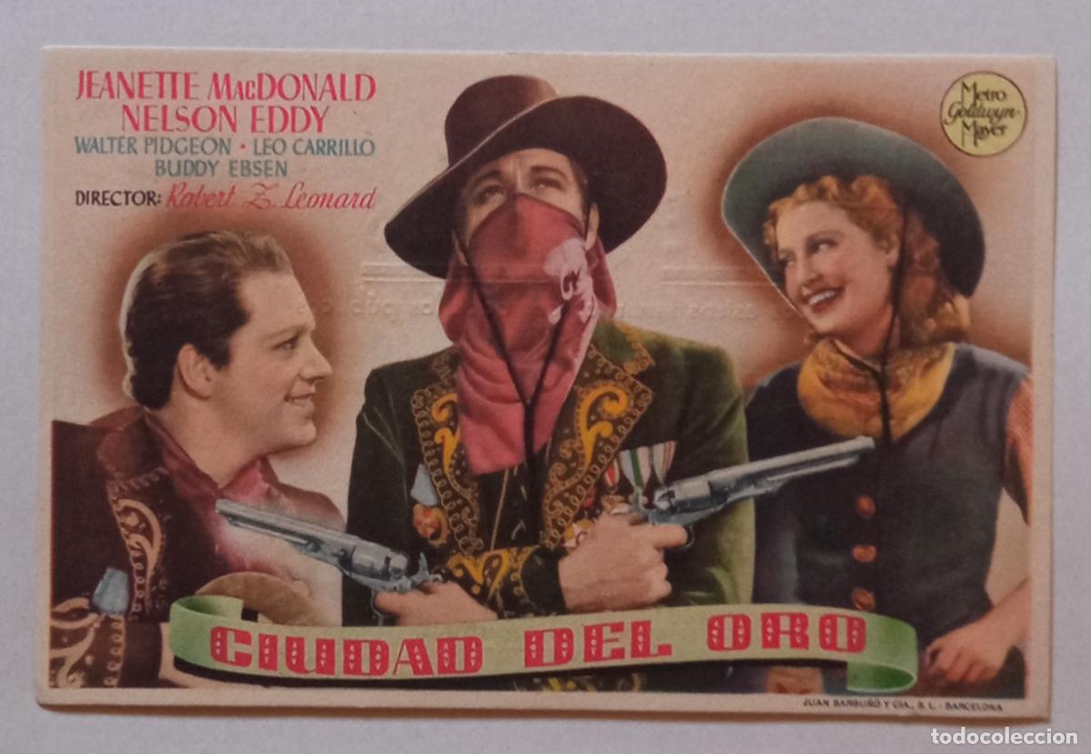 Cine: PROGRAMA DE CINE. JEANETTE MACDONALD. CIUDAD DEL ORO. CINE CUY&Aacute;S. LAS PALMAS