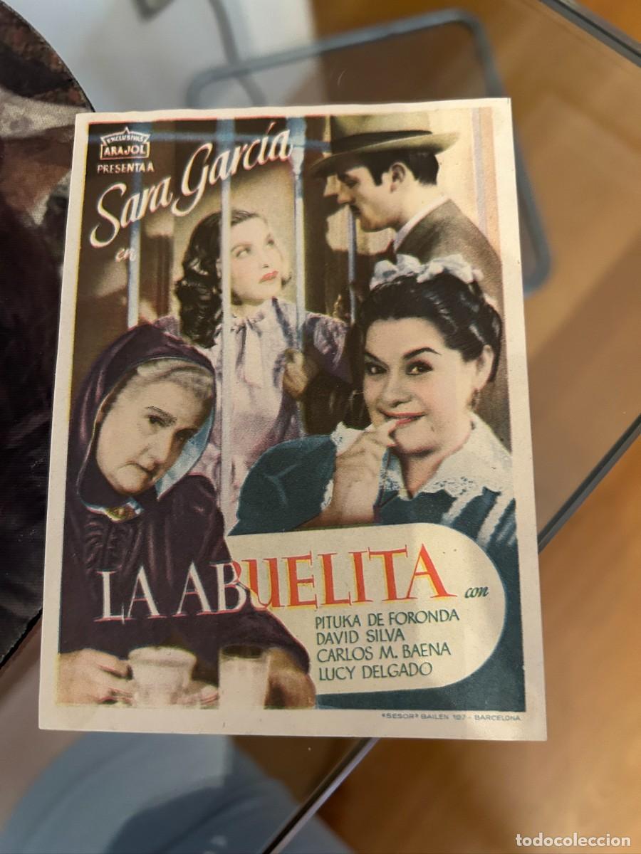 Cinema: LA ABUELITA ARAJOL SARA GARCIA SIN PUBLICIDAD BUEN ESTADO