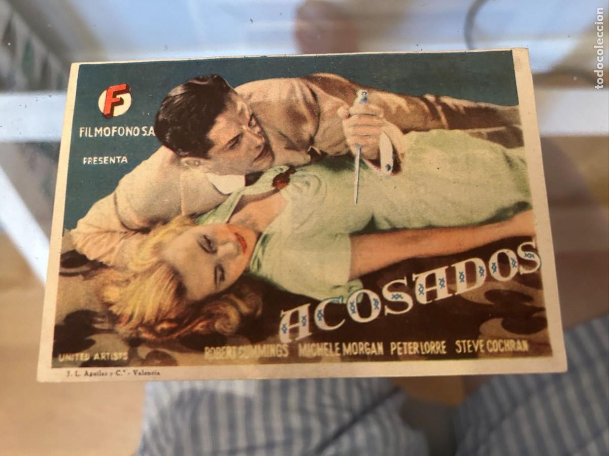 Cine: ACOSADOS LIDO DON BENITO CON PUBLICIDAD COMO SE APRECIA 169