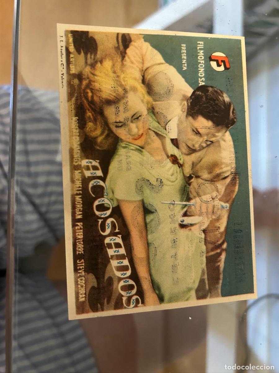 Cine: ACOSADOS CINE RIALTO CASTELLON CON PUBLICIDAD BUEN ESTADO 170