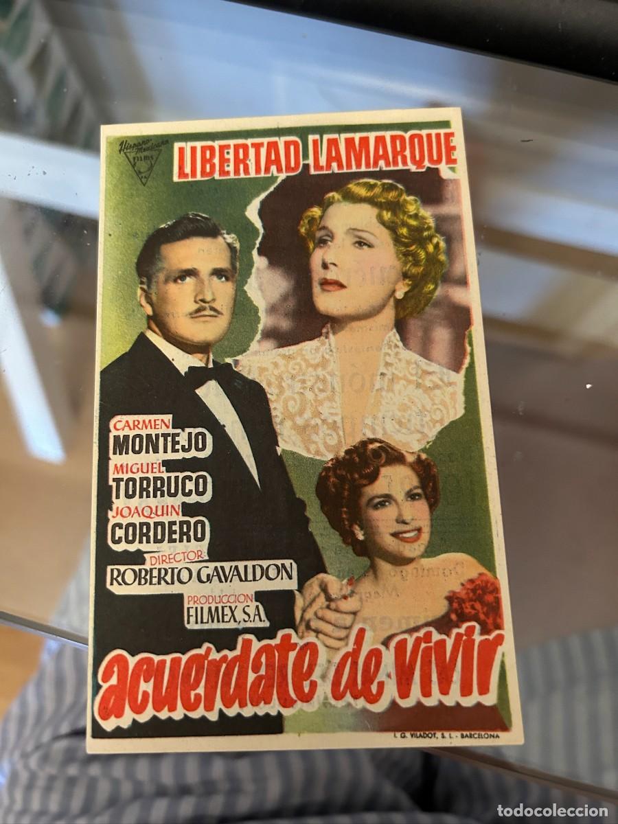 Cine: ACUERDATE DE VIVIR TORREFIEL-ECHEGARAY CON PUBLICIDAD BUEN ESTADO 171
