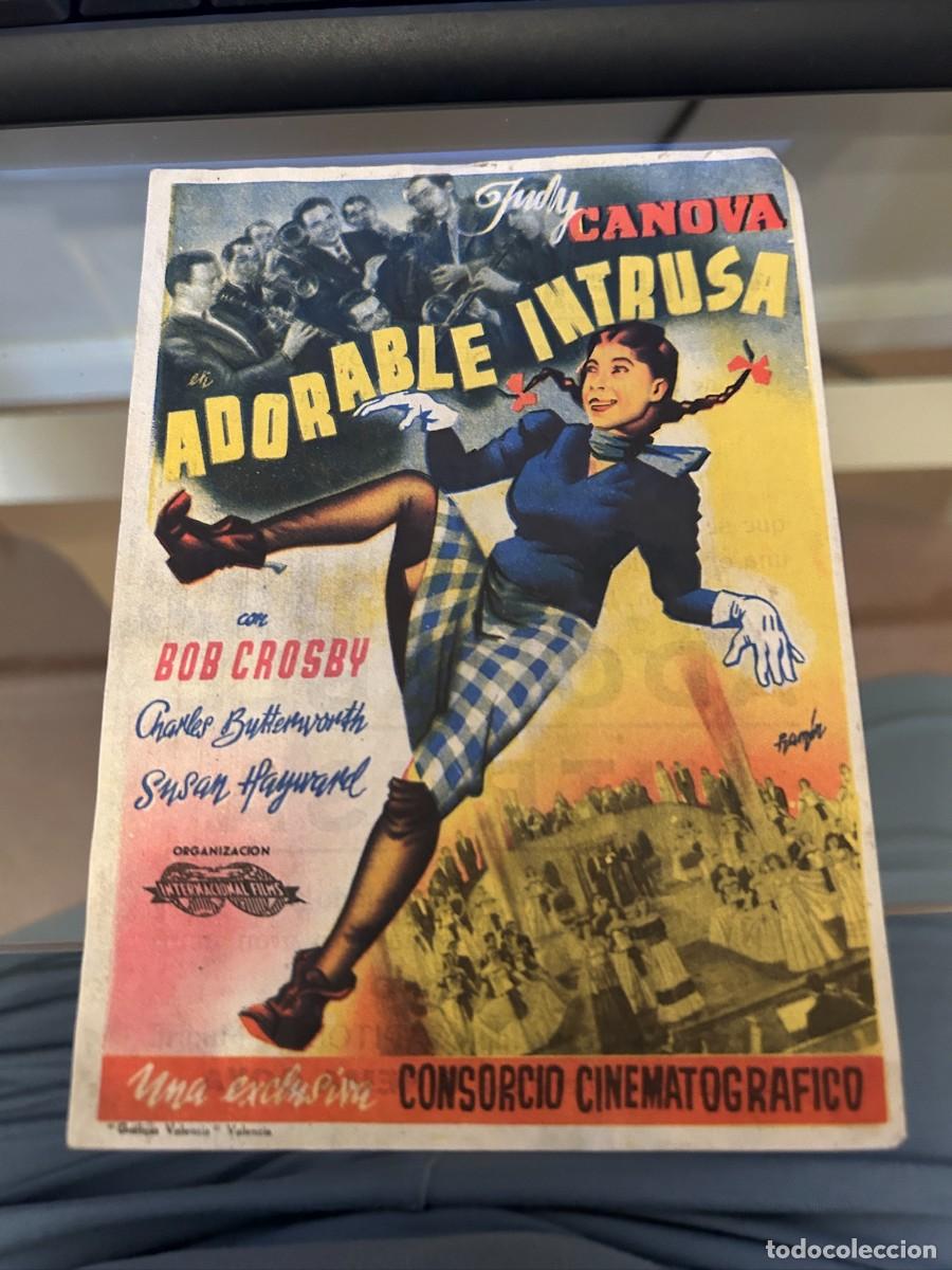 Cine: adorable intrusa cinema goya zaragoza con publicidad buen estado 199