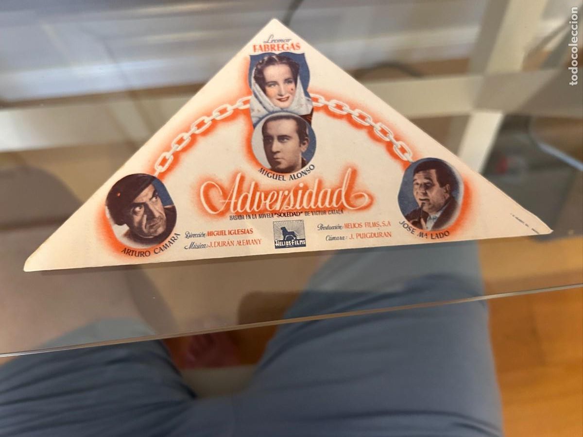 Cine: adversidad teatro apolo con publicidad buen estado 206