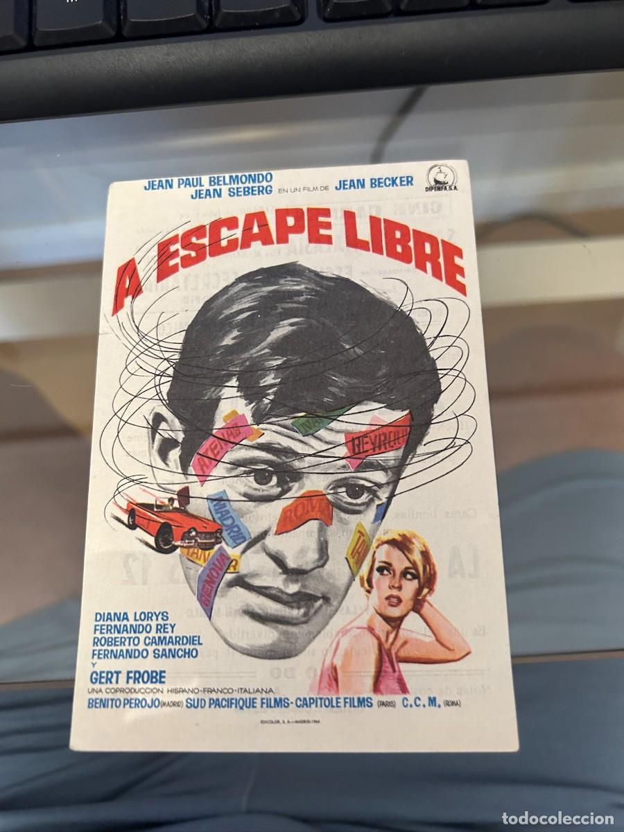 Cine: a escape libre cine carmen palencia con publicidad buen estado 208
