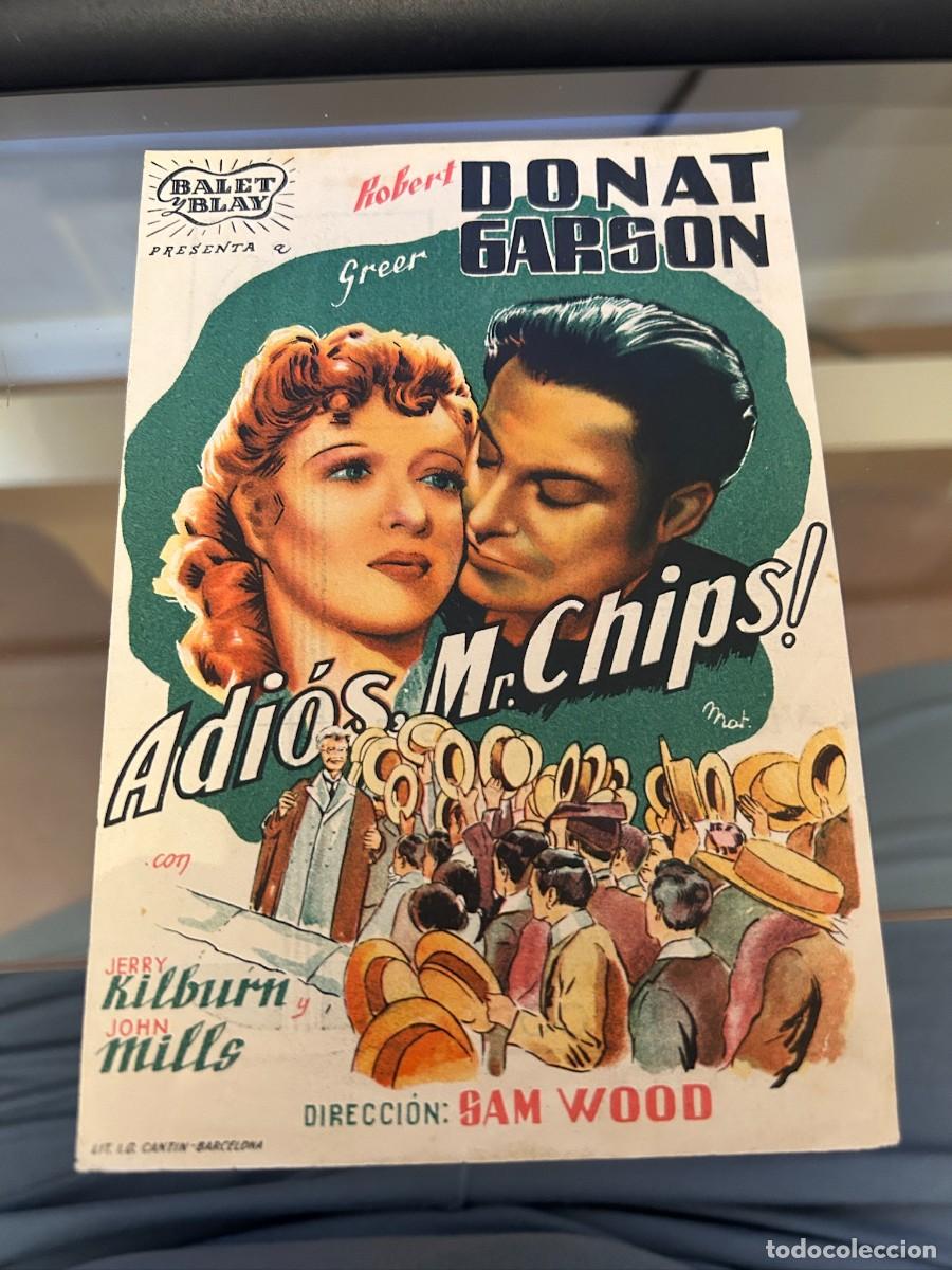 Cine: ADIOS MR. CHIPS ! CINE GADES CADIZ CON PUBLICIDAD BUEN ESTADO 189