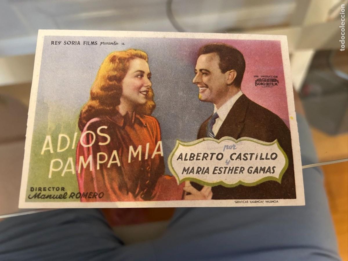 Cine: ADIOS PAMPA MIA SIN PUBLICIDAD BUEN ESTADO 191