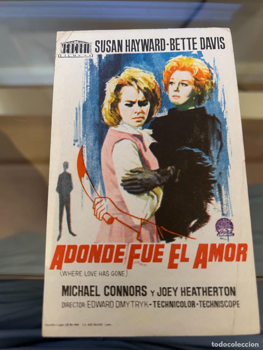 Cine: adonde fue el amor bette davis sin publicidad buen estado 193