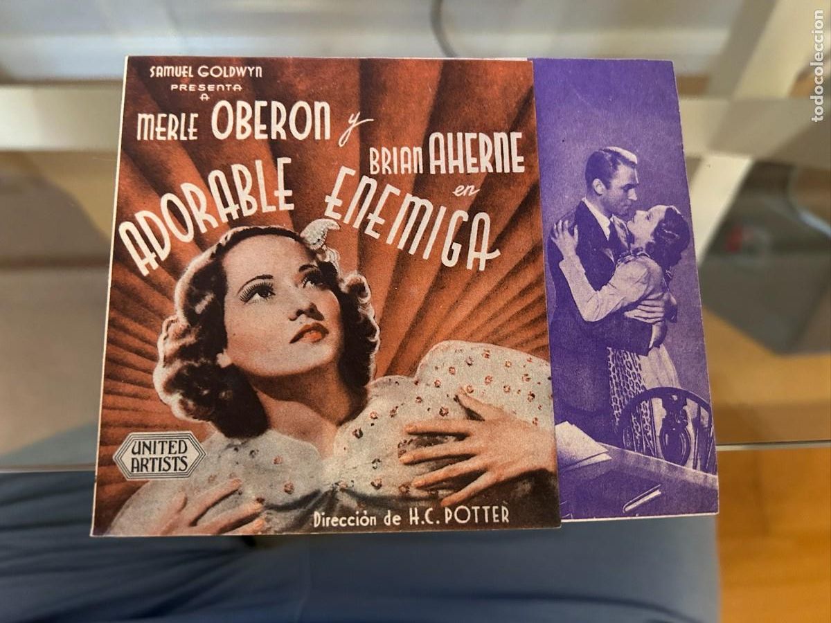 Cine: adorable enemiga cine victoria con publicidad buen estado 197