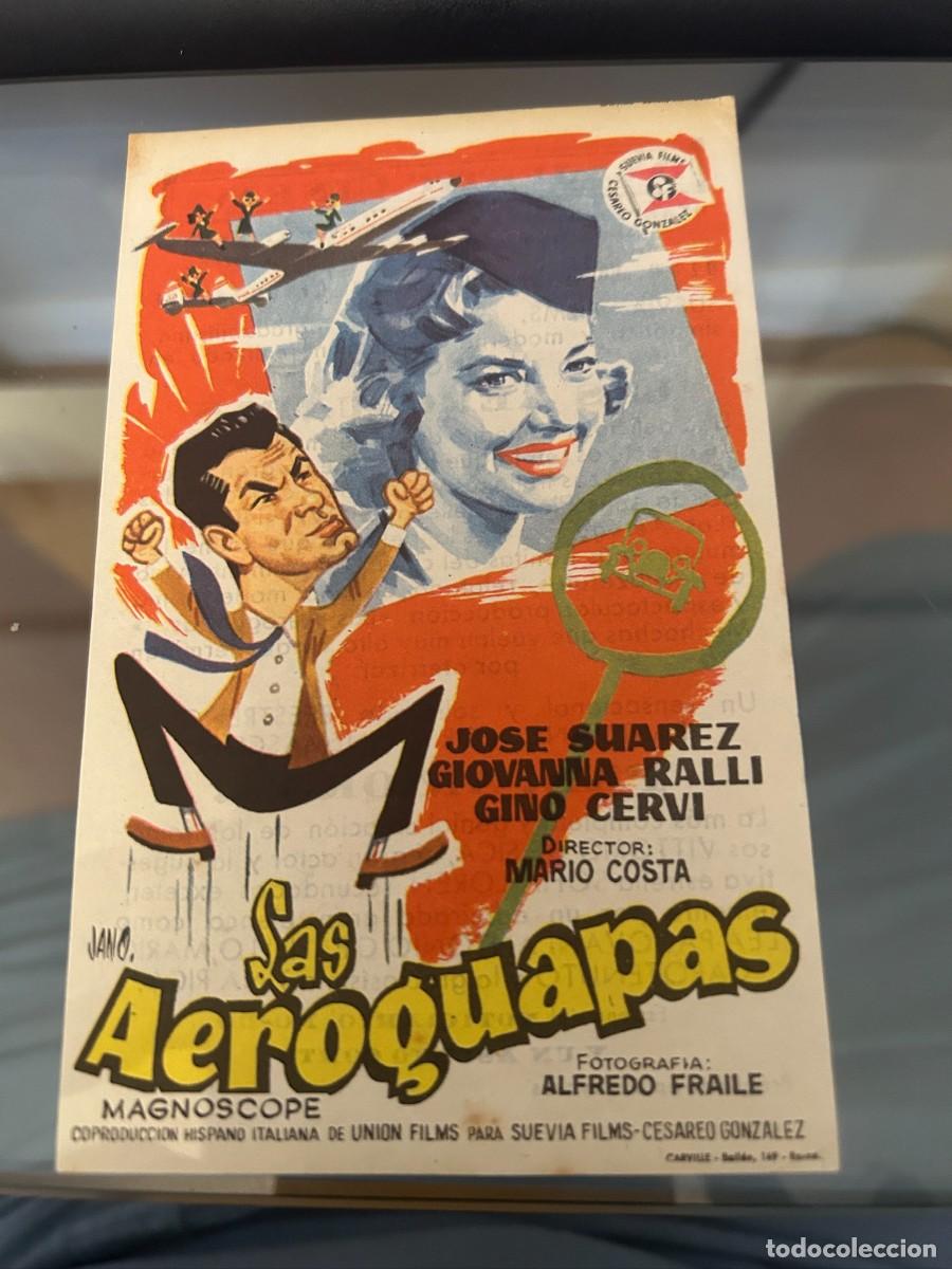 Cine: las aeroguapas majectic cinema con publicidad buen estado 207