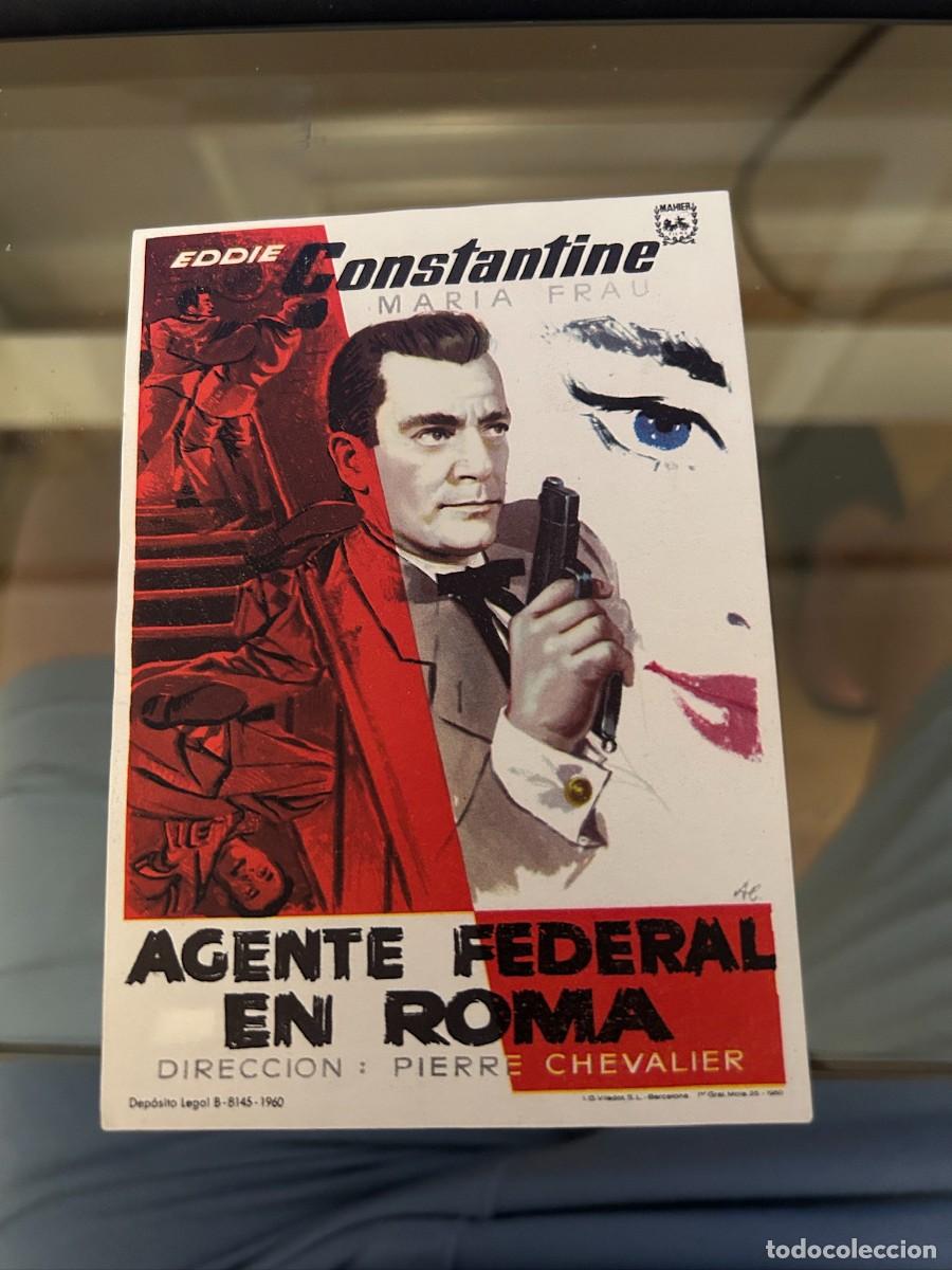 Cine: agente federal en roma sin publicidad buen estado 224