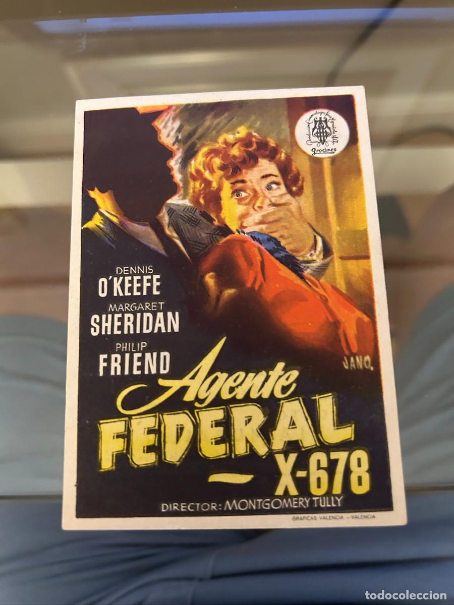 Cine: agente federal x-678 gran via salamanca con publicidad buen estado 225