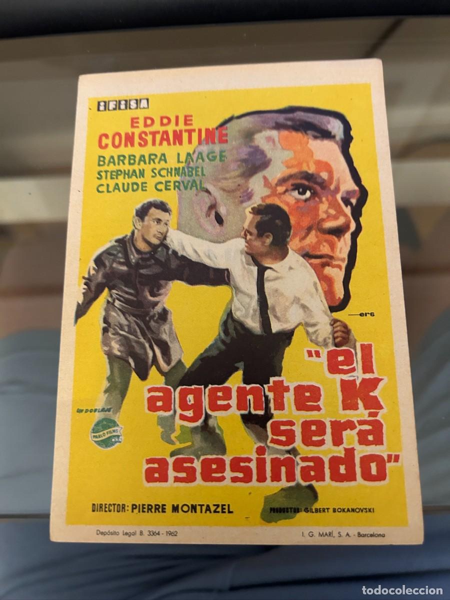 Cine: el agente k sera asesinado sin publicidad buen estado 226