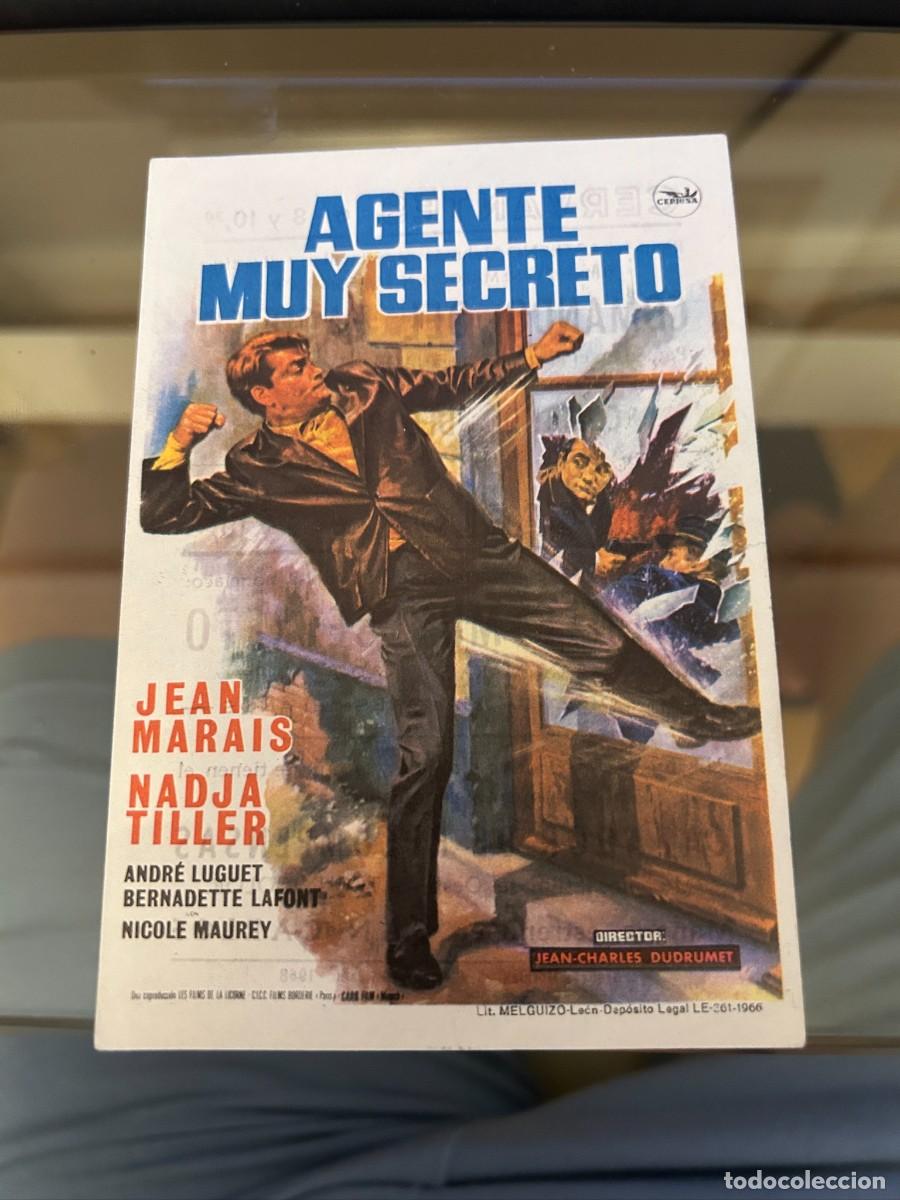 Cine: agente muy secreto cine cervantes jaen con publicidad buen estado 227