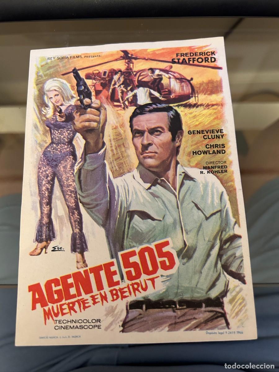 Cine: agente 505 muerte en beirut sin publicidad buen estado 228