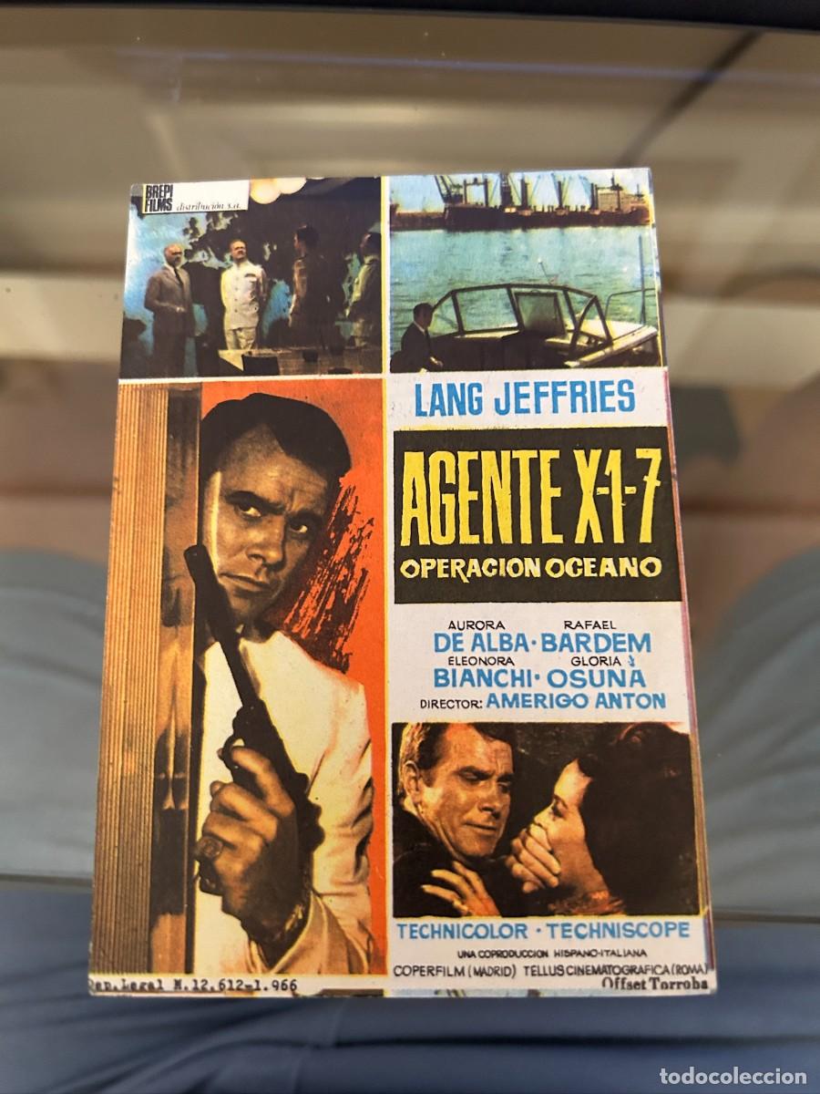 Cine: agente x-1-7 operacion oceano sin publicidad buen estado