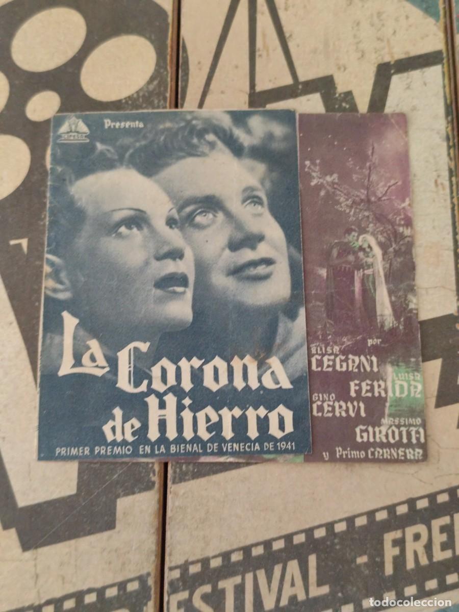 Cine: La corona de hierro doble sin publicidad