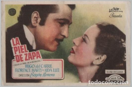 Cine: PROGRAMA DE CINE: LA PIEL DE ZAPA PC-11669 - Foto 1