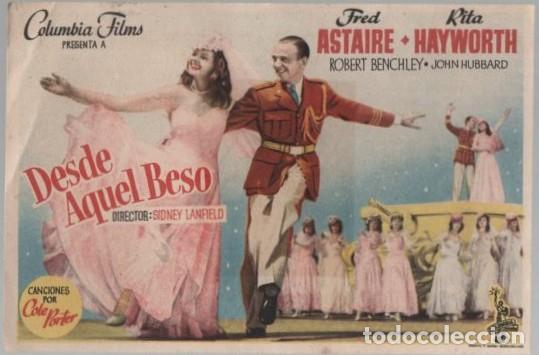Cine: PROGRAMA DE CINE: DESDE AQUEL BESO PC-11672 - Foto 1