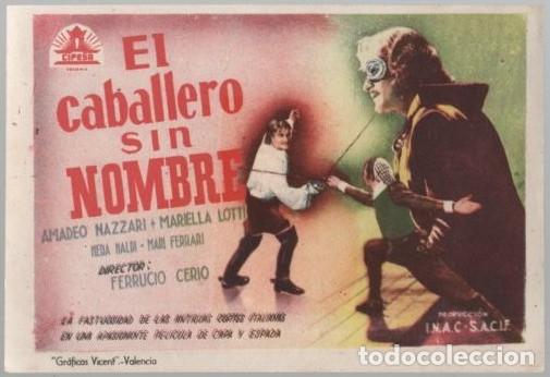 Cine: PROGRAMA DE CINE: EL CABALLO SIN NOMBRE PC-11678