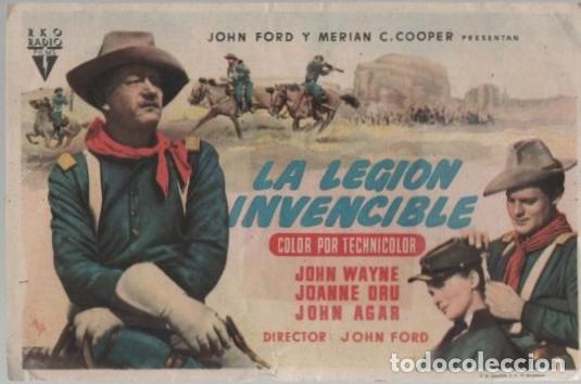 Cine: PROGRAMA DE CINE: LA LEGION INVENCIBLE PC-11680 - Foto 1