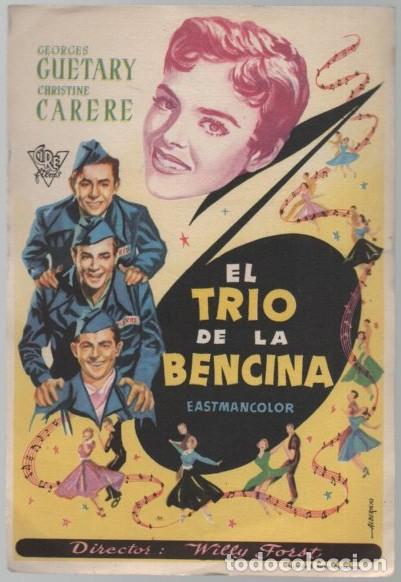 Cine: PROGRAMA DE CINE: EL TRIO DE LA BENCINA PC-11684 - Foto 1