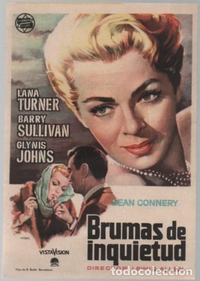 Cine: PROGRAMA DE CINE: BRUMAS DE INQUIETUD PC-11694