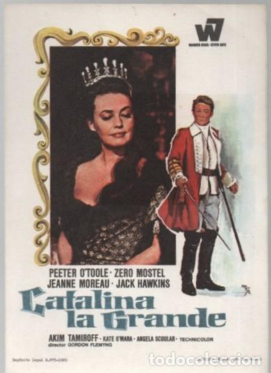 Cine: PROGRAMA DE CINE: CATALINA LA GRANDE PC-11697 - Foto 1
