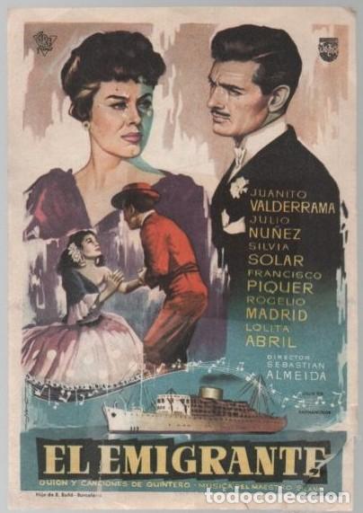 Cine: PROGRAMA DE CINE: EL EMIGRANTE PC-11701 - Foto 1