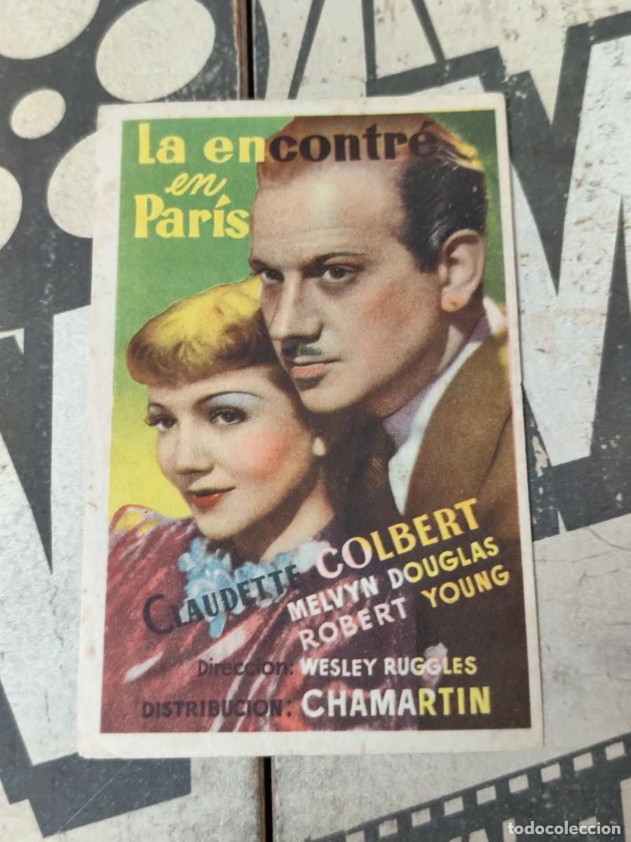 Cine: La encontr&eacute; en Paris sin publicidad