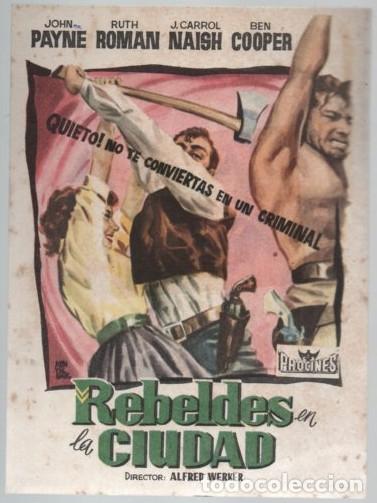 Cine: PROGRAMA DE CINE: REBELDES EN LA CIUDAD PC-11704 - Foto 1