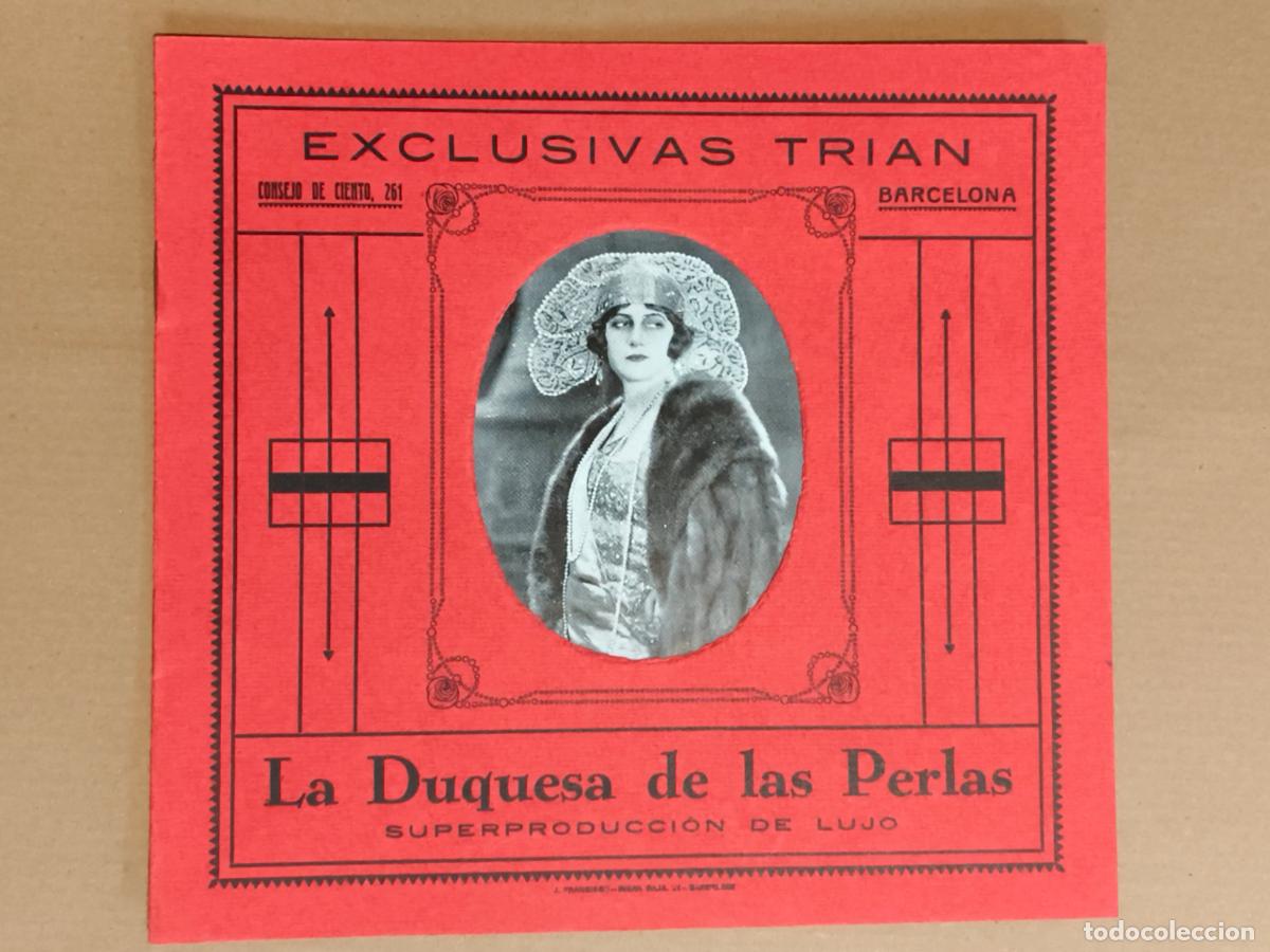 Cine: LA DUQUESA DE LAS PERLAS PROGRAMA DE CINE 1927