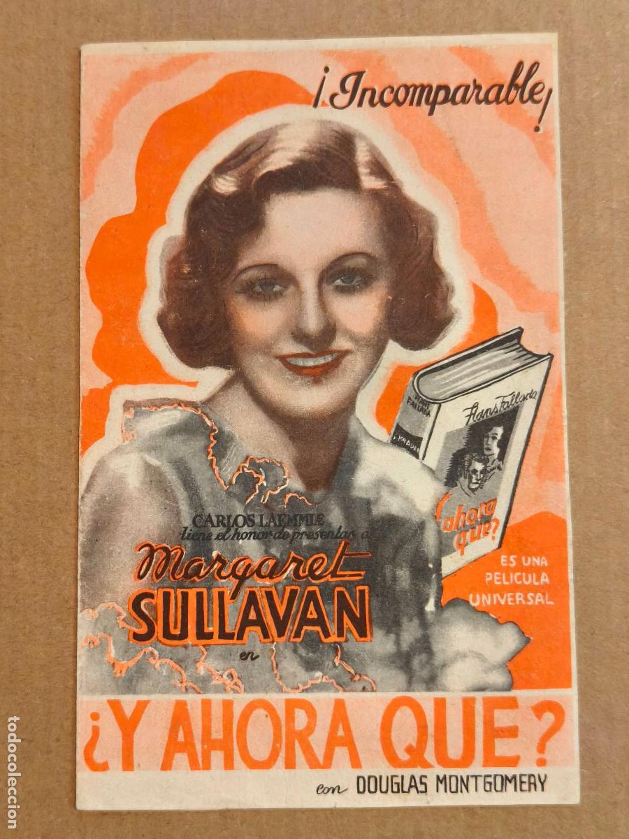 Cine: Y AHORA QUE PROGRAMA DE CINE 1935