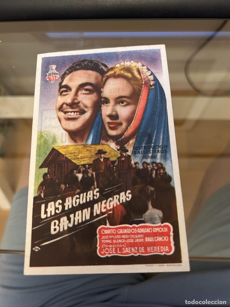 Cine: las aguas bajan negras gran cinema santander con publicidad buen estado 238