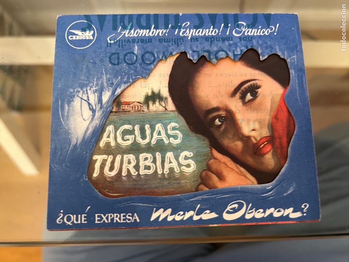Cine: aguas turbias capitolio-metropoli con publicidad buen estado 240
