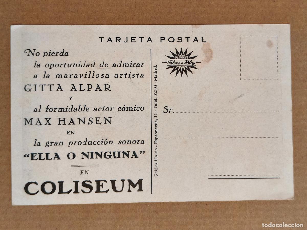 Cine: ELLA O NINGUNA PROGRAMA DE CINE 1933 - Foto 2