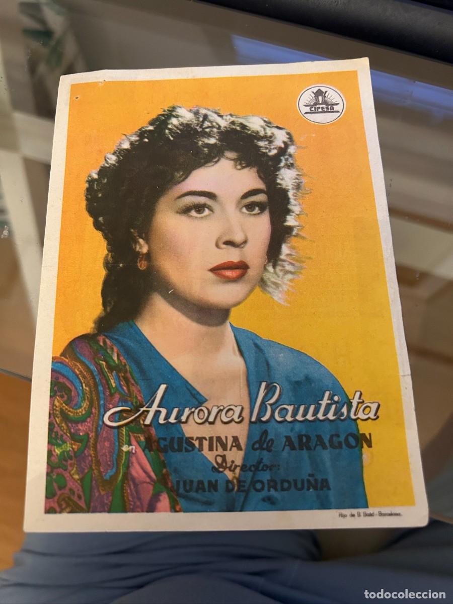 Cine: agustina de aragon con publicidad precioso buen estado 250