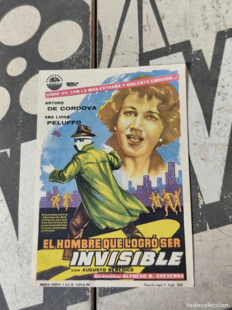 Cine: El hombre que logro ser invisible sin publicidad