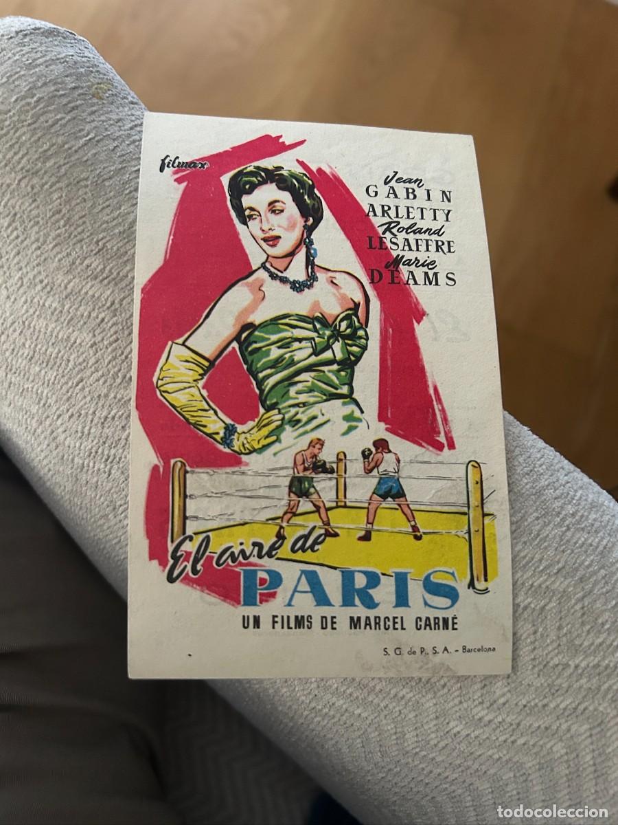 Cine: EL AIRE DE PARIS GRAN TEATRO CON PUBLICIDAD BUEN ESTADO 268