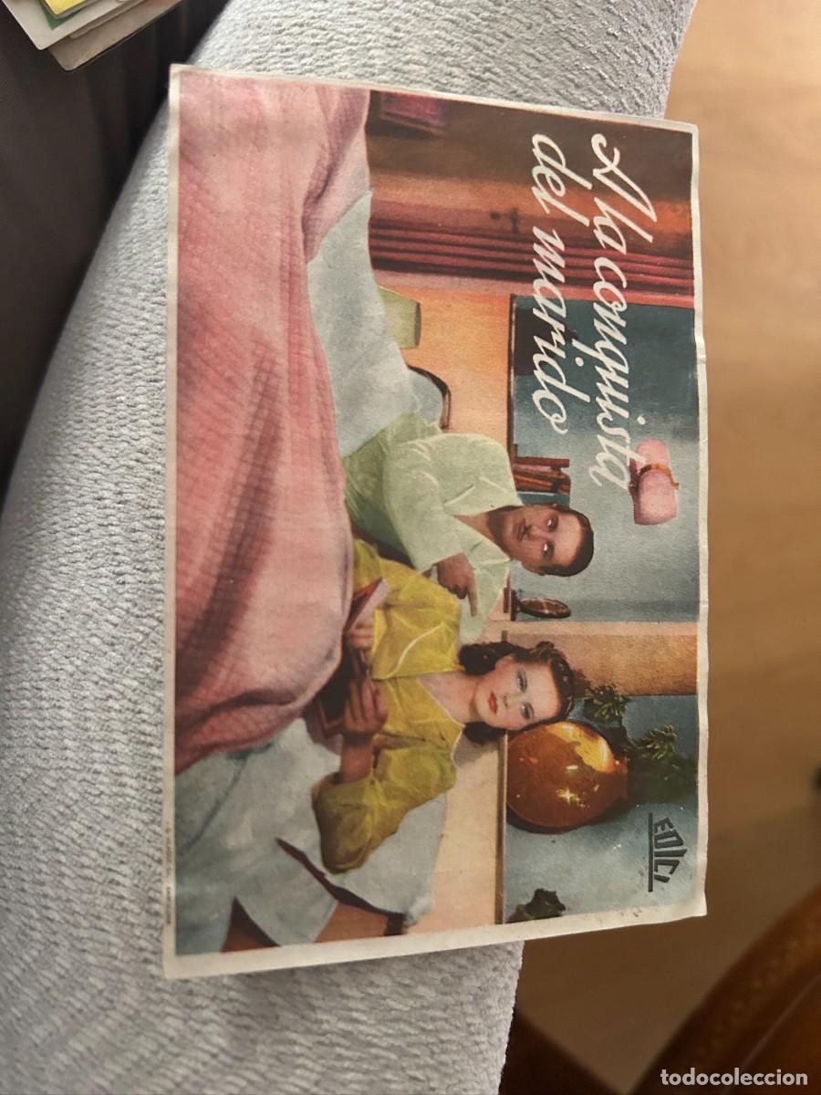 Cine: A LA CONQUISTA DEL MARIDO CINE ALHAMBRA ZARAGOZA CON PUBLICIDAD BUEN ESTADO 271