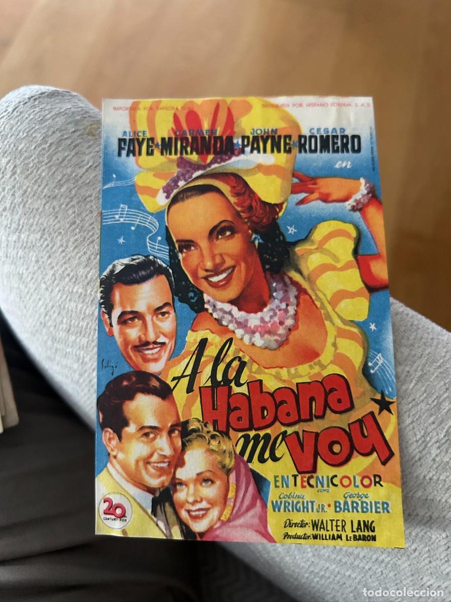 Cine: A LA HABANA ME VOY SIN PUBLICIDAD BUEN ESTADO 279