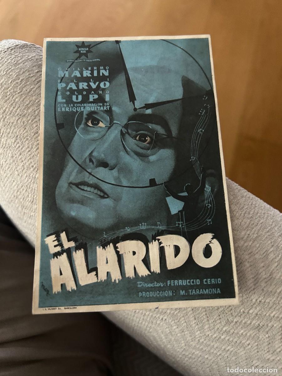 Cine: EL ALARIDO CINE MARI LEON CON PUBLICIDAD BUEN ESTADO