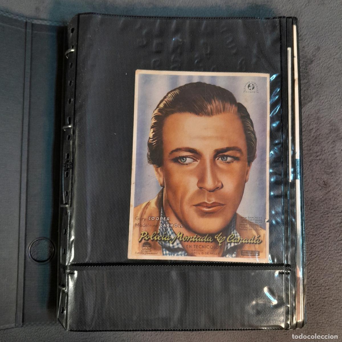 Cine: ALB-128 / 5. &Aacute;LBUM DE COLECCI&Oacute;N DEL CINE CL&Aacute;SICO. APROX 120 FOLLETOS. SIGLO XX