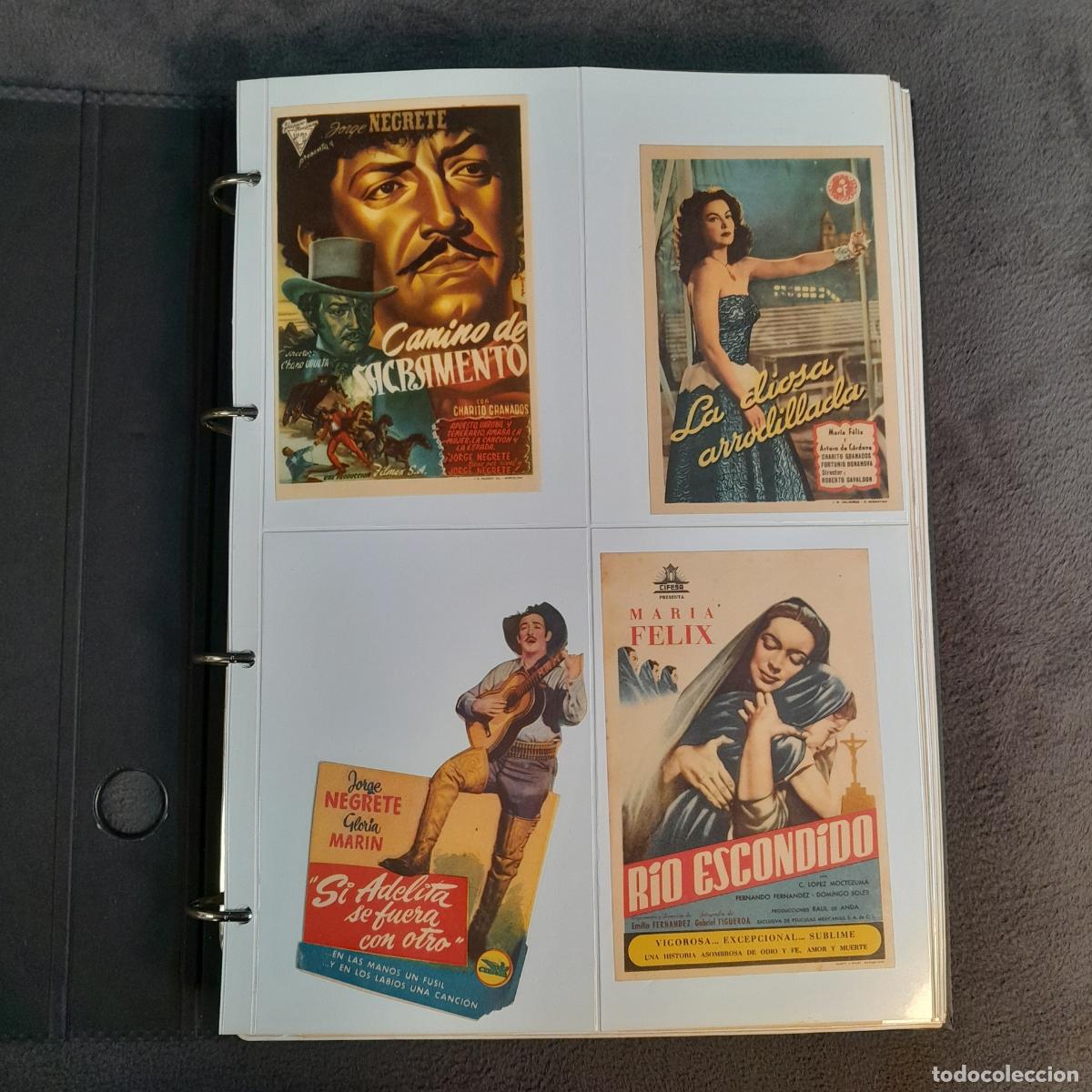 Cine: ALB-127 / 4. &Aacute;LBUM DE COLECCI&Oacute;N DEL CINE CL&Aacute;SICO. APROX 305 FOLLETOS. SIGLO XX