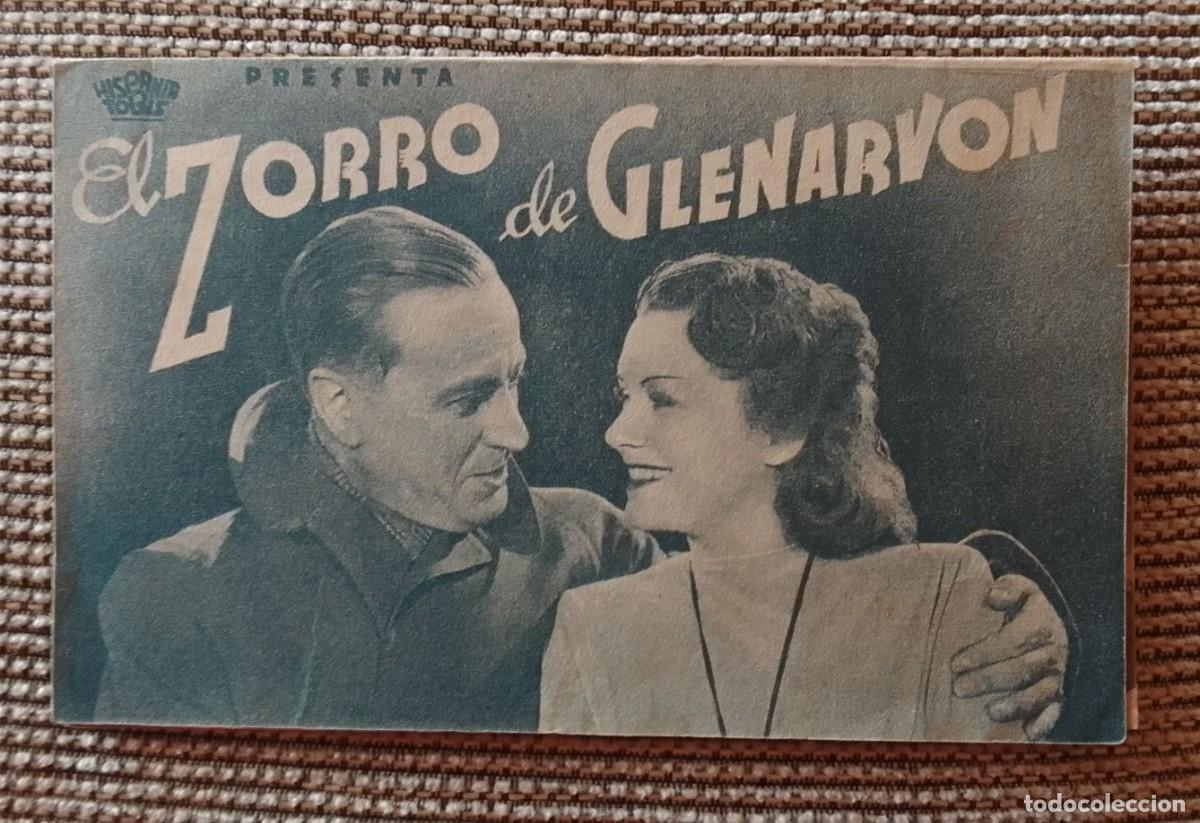 Cine: PROGRAMA DE CINE. EL ZORRO DE GLENARVON. IMPERIAL CINEMA. DE MANO.